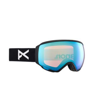 Anon WM1 Goggles + Bonus Lens + MFI® Face Mask 2023 Black / Perceive Variable Blue 
