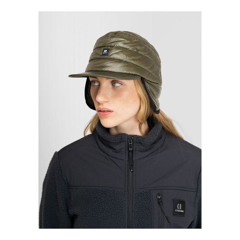 Armada Quilted Packable Hat Olive 