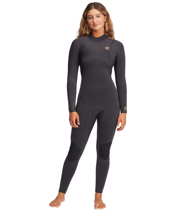 Billabong 3 /2 Furnace Natural Zipperless Womens Steamer Wetsuit 