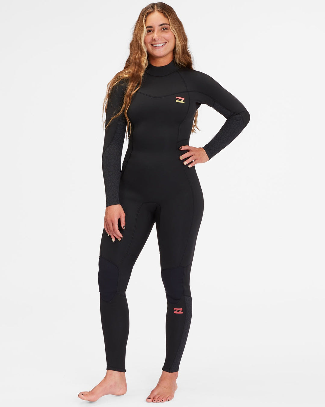Billabong 3 / 2 Synergy Back Zip Full Wetsuit Wild Black 8 