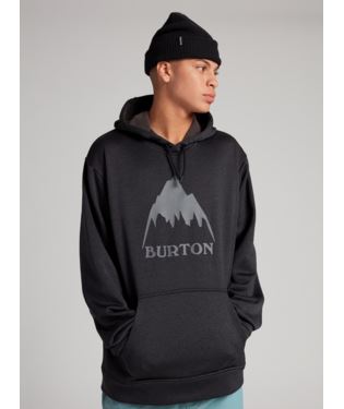 Burton Oak Pullover Fleece True Black Heather L 