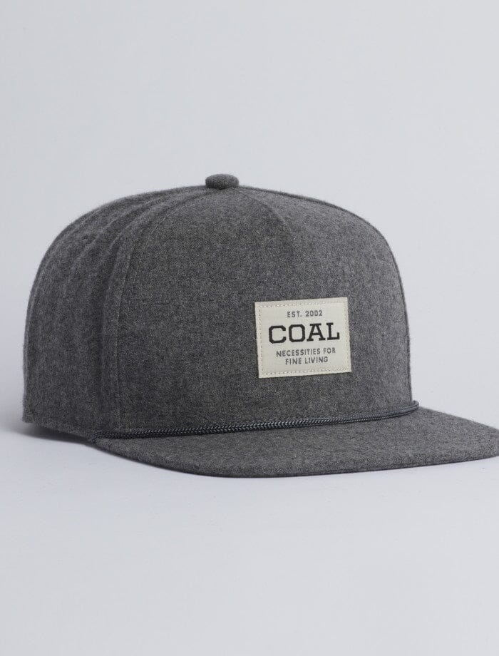 Coal The Uniform Classic Cap Charcoal Flannel 