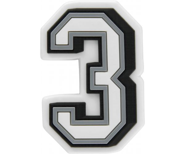 Crocs Jibbitz Numbers 3 