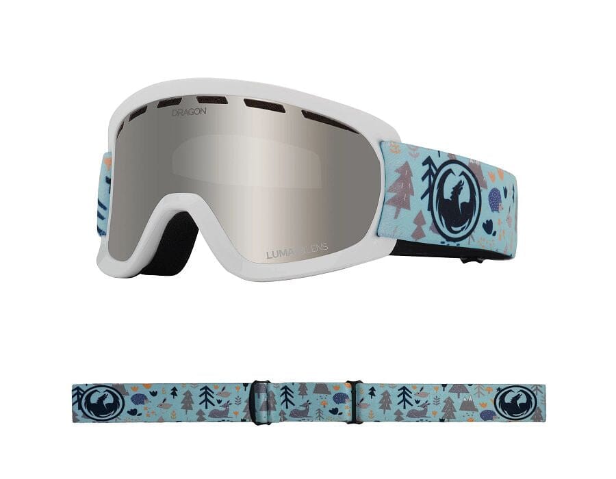 Dragon Lil D Ion Youth Snow Goggles 2023 Forest Friends / Silver Ion 