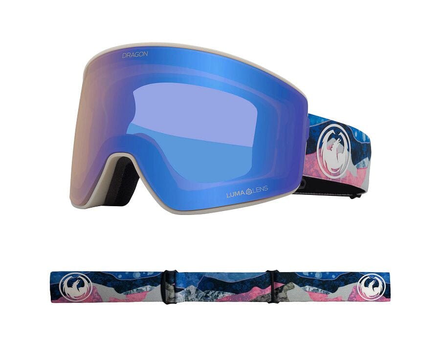 Dragon PXV2 Snow Goggles 2023 Mountain Bliss / Flash Blue / Dark Smoke 