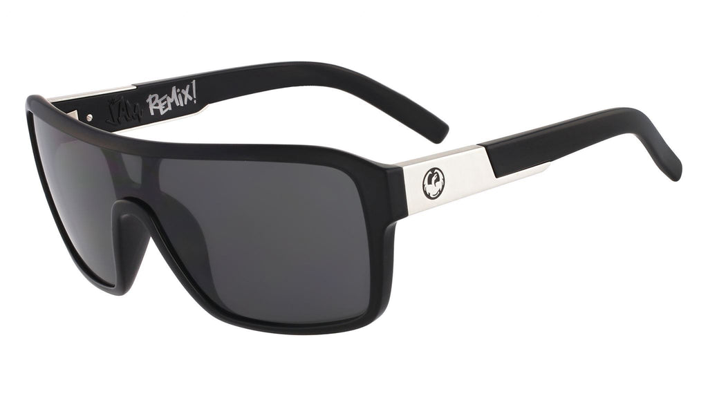Dragon Remix Polarized Sunglasses Matte Black / Smoke Polarized 