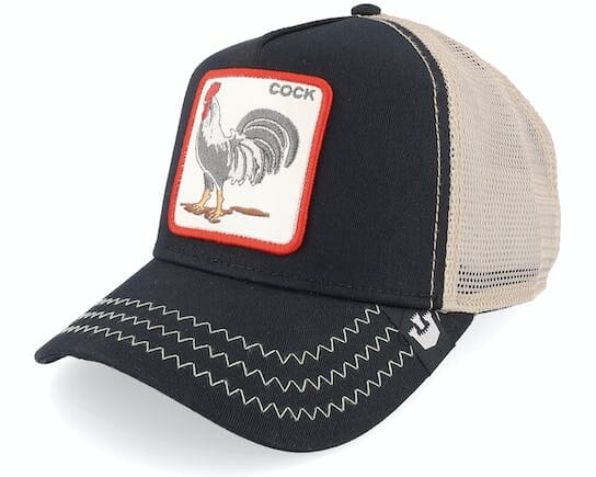 Goorin Bros The Cock Trucker Cap Black 