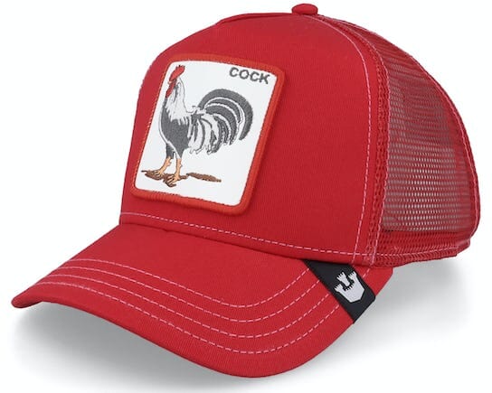 Goorin Bros The Cock Trucker Cap Red 