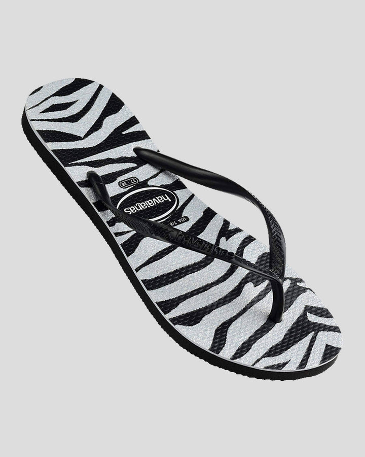 Havaianas Slim Animals Glitter Jandals 