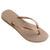 HAVAIANAS WOMENS SLIM ROSE GOLD JANDALS 