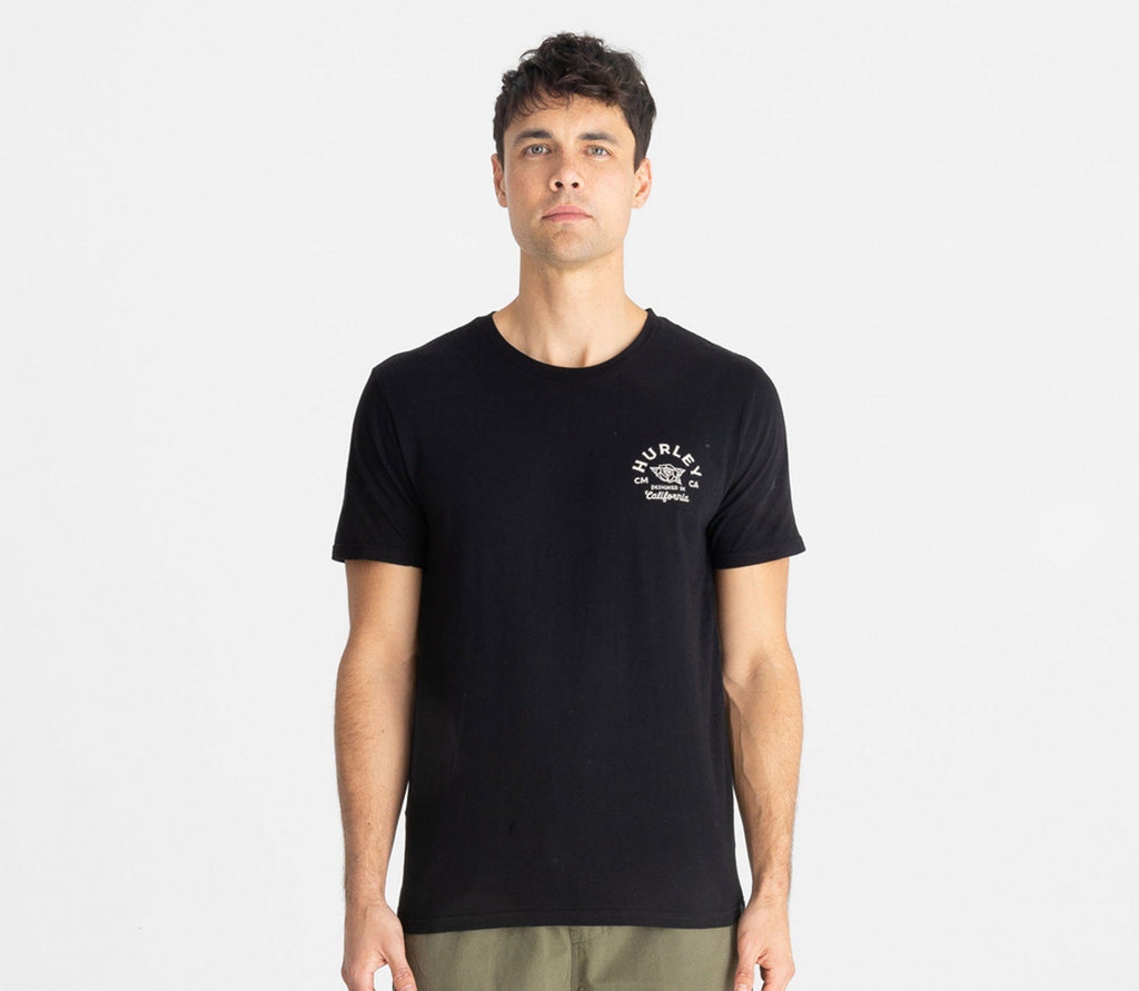 Hurley Everyday Washed Costa Mesa Rose Tee Black S 