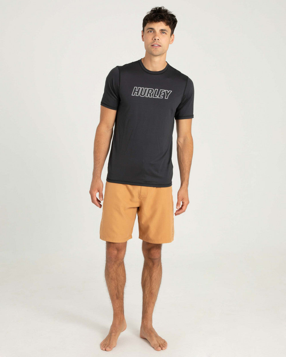 Hurley Fastlane Outline Surf Shirt Rashie 