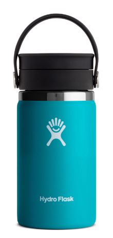 Hydro Flask 354mL Wide Mouth W/Flex Sip Lid Coffee Cup Laguna 