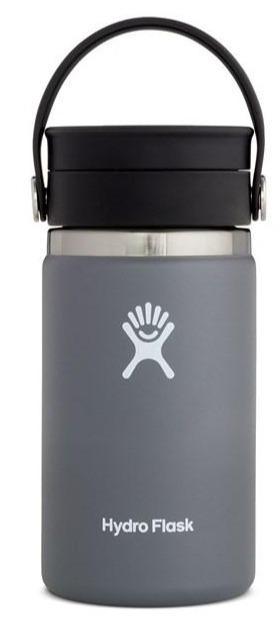 Hydro Flask 354mL Wide Mouth W/Flex Sip Lid Coffee Cup STONE 