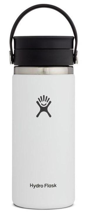 Hydro Flask 473mL Wide Mouth W/Flex Sip Lid Coffee Flask WHITE 