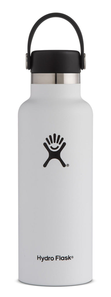 Hydro Flask 532mL Standard Mouth Drink Bottle WHITE 