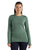 Icebreaker Womens Merino 260 Tech Long Sleeve Crew Thermal Top Sage S 