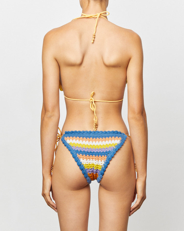 It's Now Cool Crochet Tri Tie Bikini 