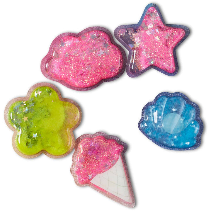 Jibbitz Packs Squish Glitter Icons 5 Pack 