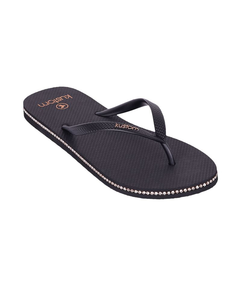 Kustom Classic Diamante Womens Jandals 