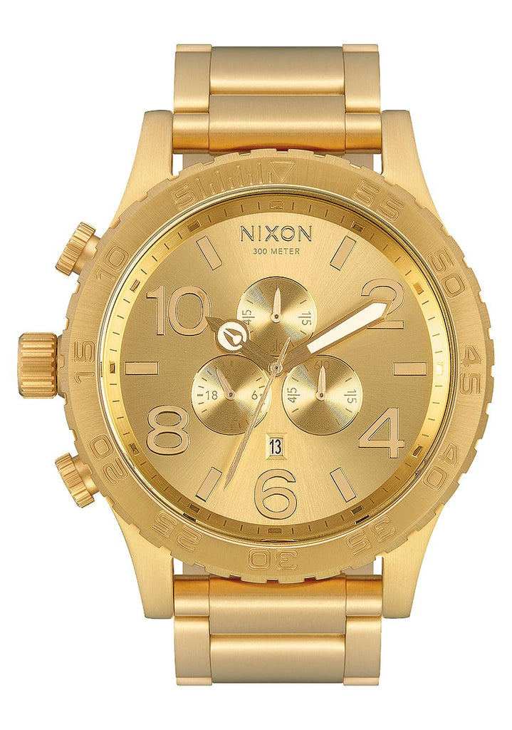 NIXON 51-30 CHRONO WATCH All Gold 
