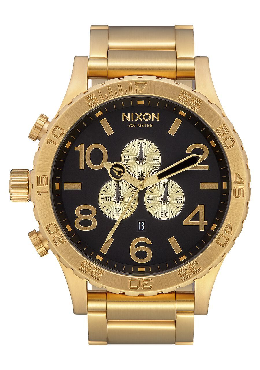 NIXON 51-30 CHRONO WATCH All Gold / Black 