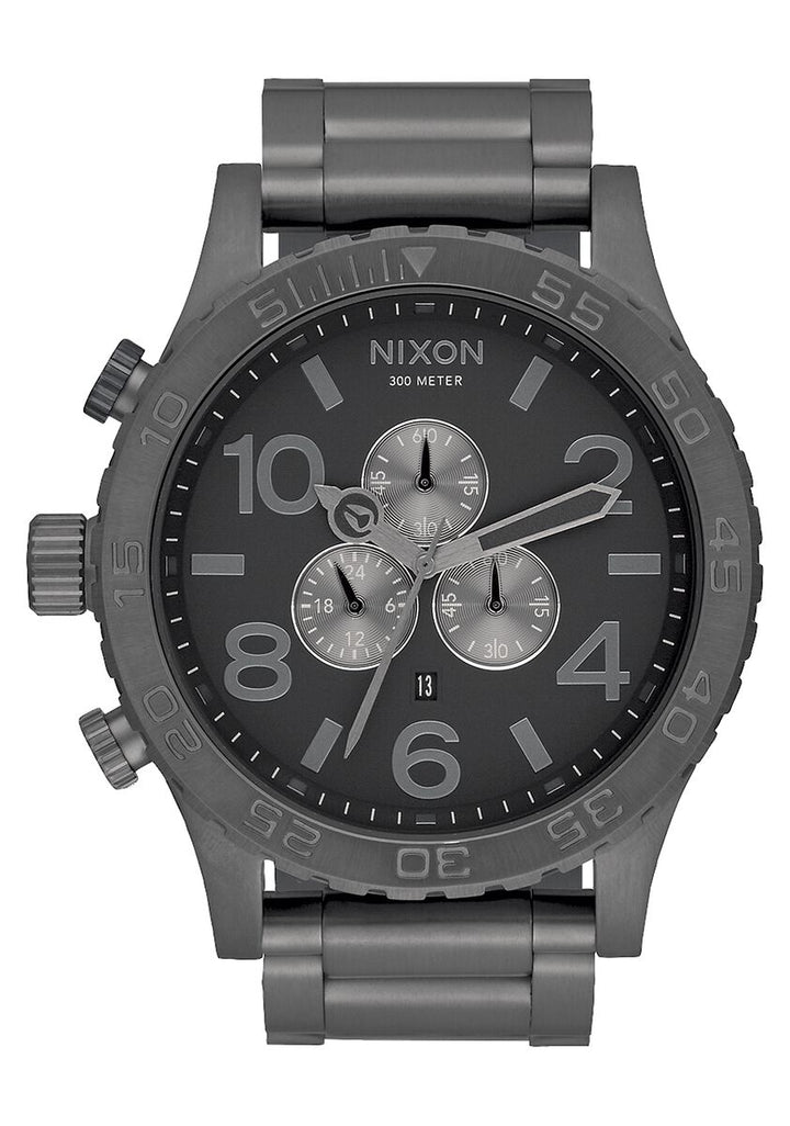 NIXON 51-30 CHRONO WATCH All Gunmetal 