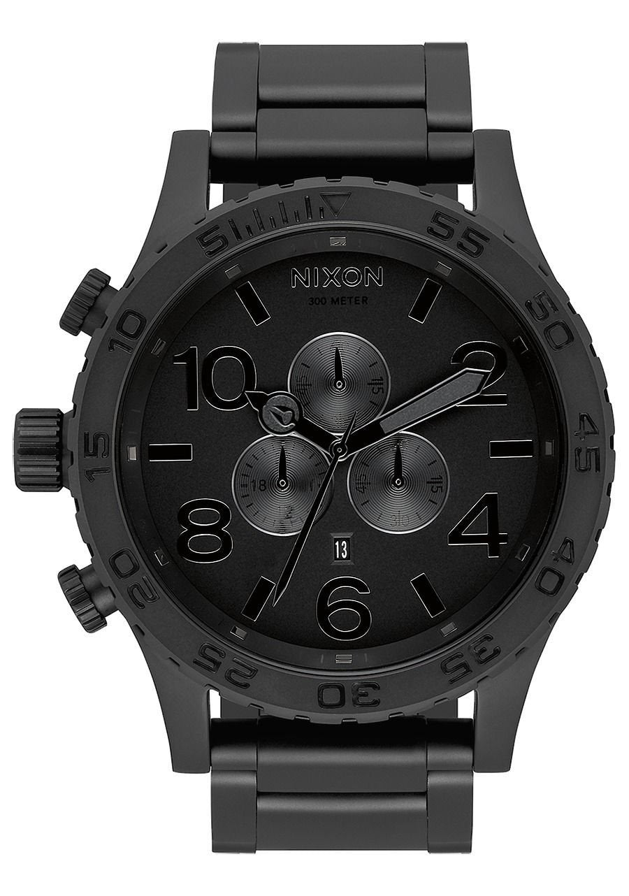 NIXON 51-30 CHRONO WATCH All Matte Black / Black 