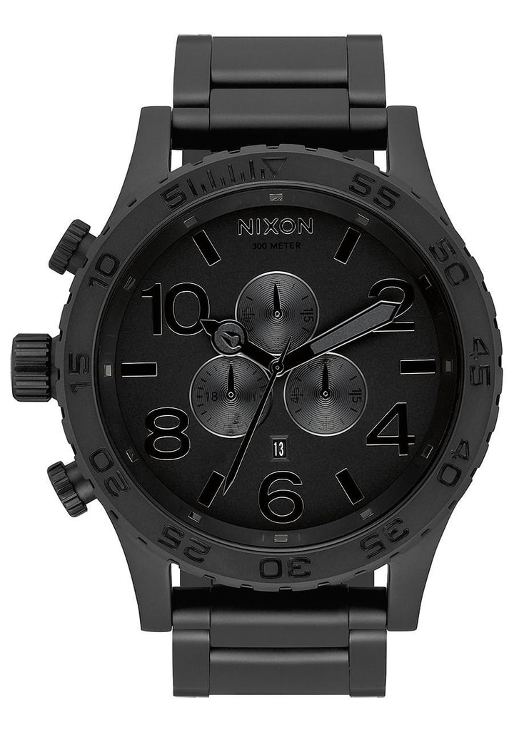 NIXON 51-30 CHRONO WATCH All Matte Black / Black 