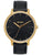 Nixon Kensington Leather Watch Gold/ Black 