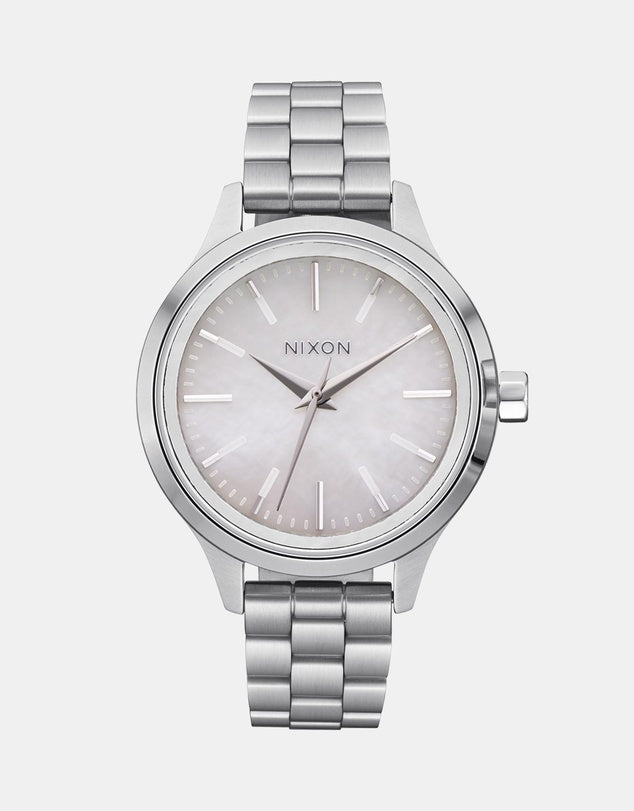 Nixon Optimist Watch Silver / Mother of Pearl 