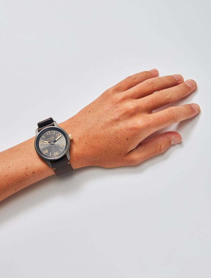 Nixon Patrol Leather Watch 