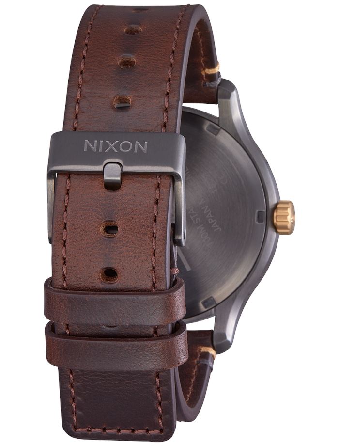 Nixon Patrol Leather Watch 