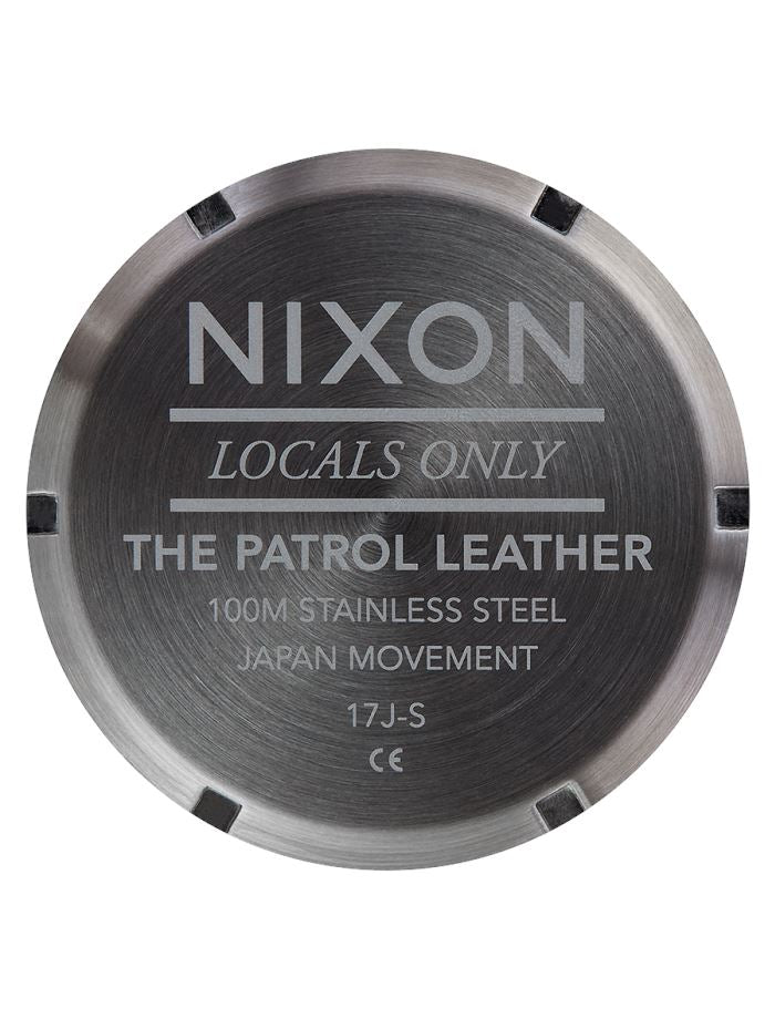 Nixon Patrol Leather Watch 