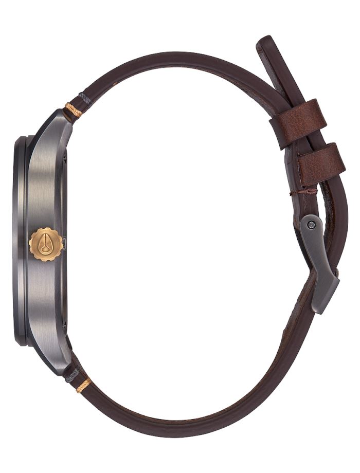 Nixon Patrol Leather Watch 