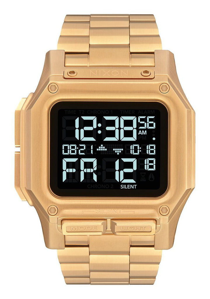 Nixon Regulus Stainless Steel Watch All Gold 