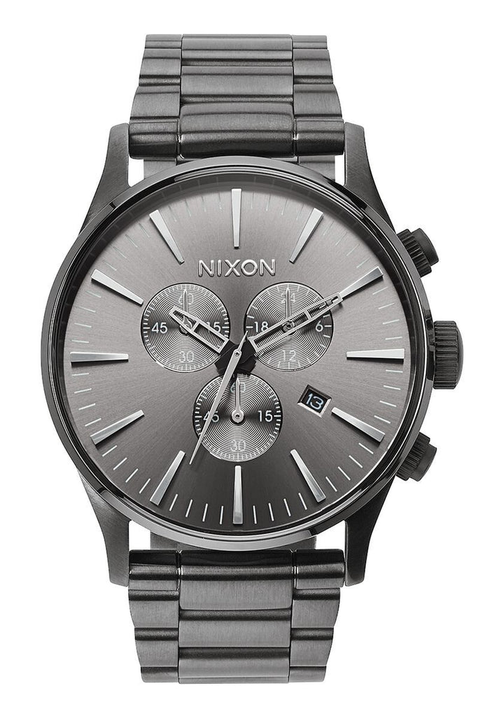 NIXON SENTRY CHRONO WATCH All Gunmetal 