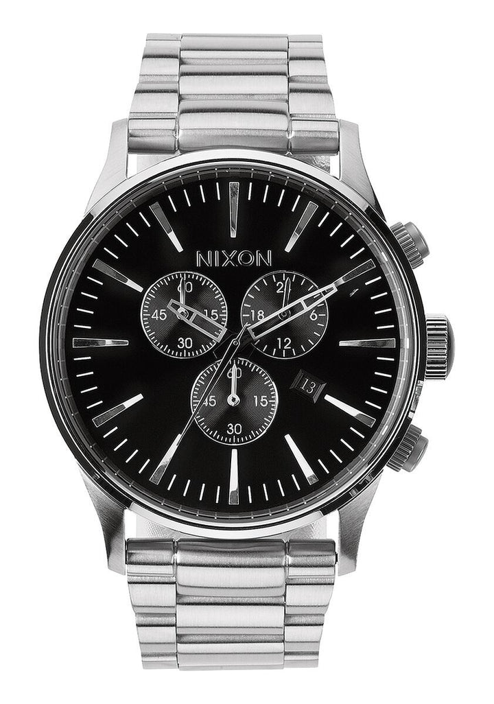 NIXON SENTRY CHRONO WATCH Black 