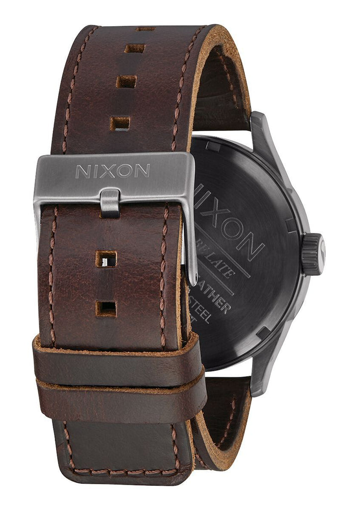 NIXON SENTRY LEATHER WATCH 