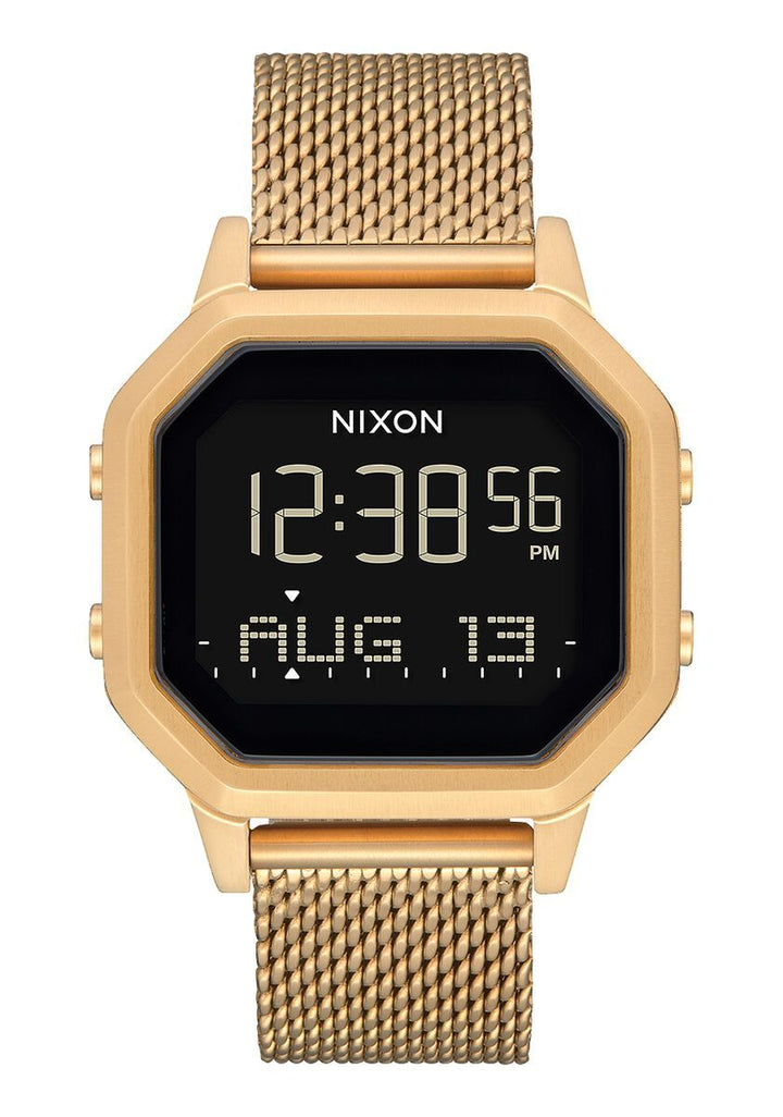 NIXON SIREN MILANESE WATCH All Gold 