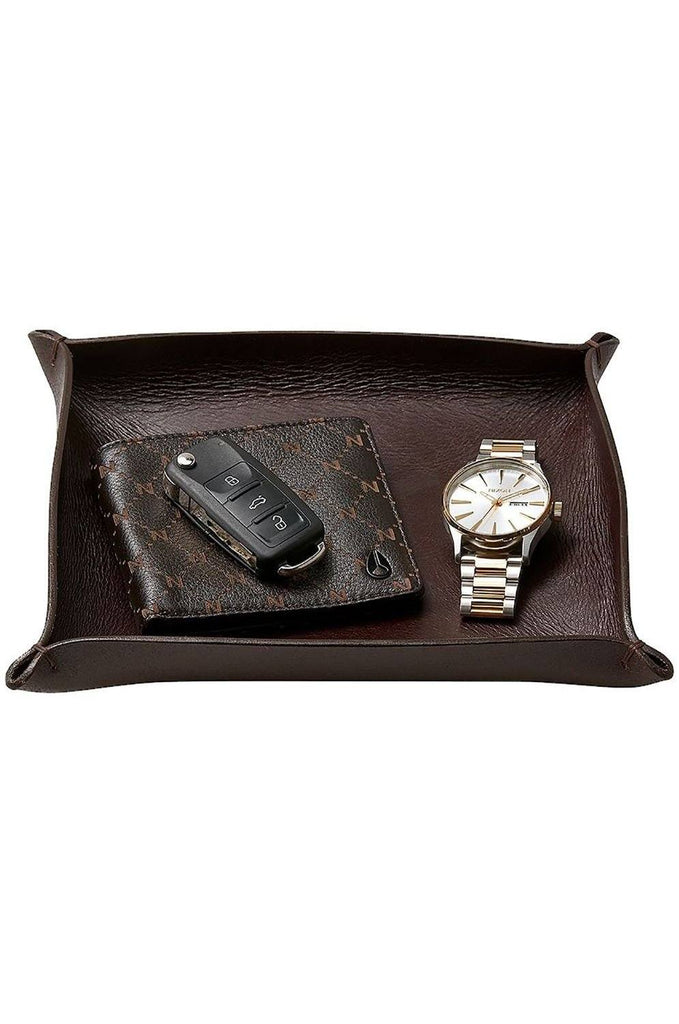 NIXON VALET TRAY BRWN OS 