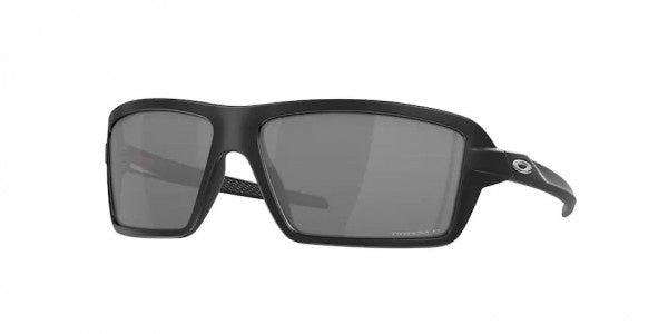 Oakley Cables Polarised Sunglasses Matte Black / Prizm Black Polar 