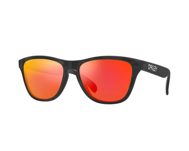 Oakley Frogskins Sunglasses Matte Black / Prizm Bronze Ruby 