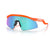 Oakley Hydra Sunglasses Neon Orange / Prizm Sapphire 