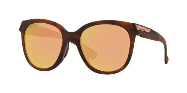 Oakley Low Key Polarised Sunglasses Matte Brown Tort / Prizm Rose Gold Polar 