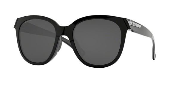 Oakley Low Key Polarised Sunglasses Polished Black / Prizm Black Polar 