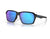 Oakley Parlay Polarised Sunglasses Steel / Prizm Sapphire Polar 