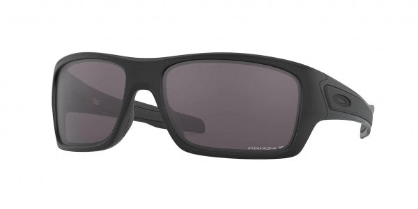 Oakley Turbine Polarised Sunglasses Matte Black / Prizm Grey Polar 