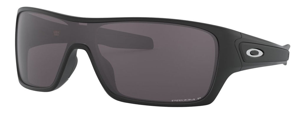 Oakley Turbine Rotor Polarised Sunglasses Matte Black / Prizm Grey Polarised 