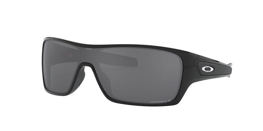Oakley Turbine Rotor Polarised Sunglasses Polished Black / Prizm Black Polarised 